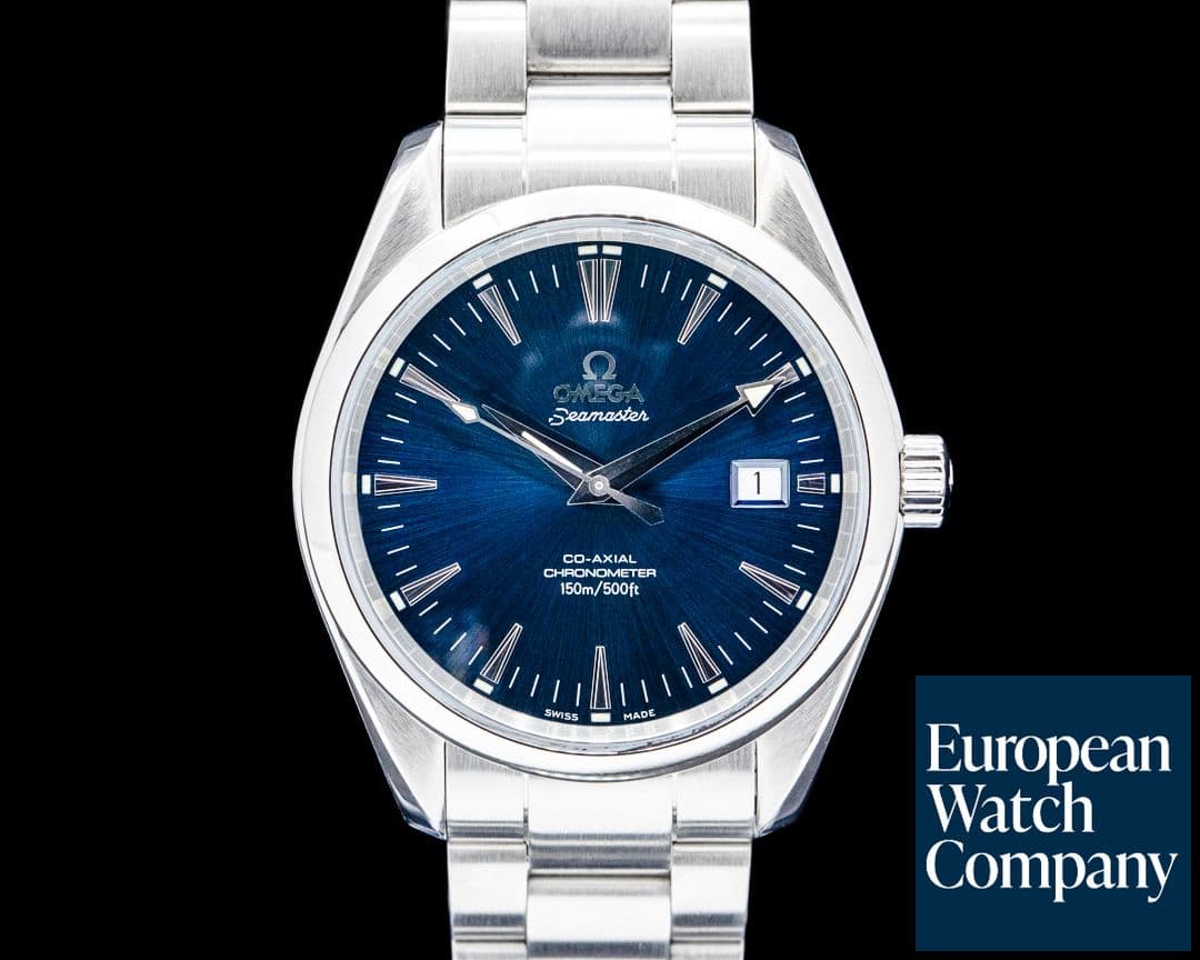 Image of Omega 2504.80.00 Seamaster Aqua Terra SS Blue Dial