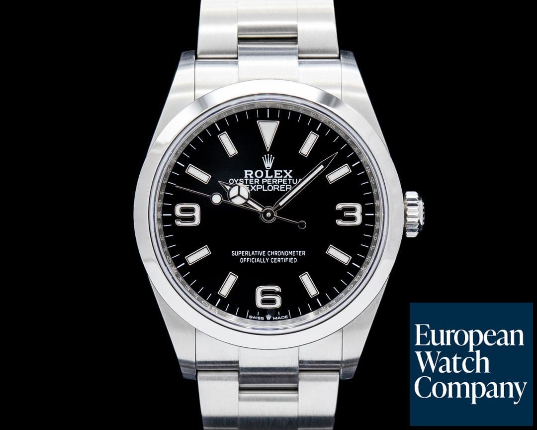 Image of Rolex 124270 Explorer 36MM SS Black Dial