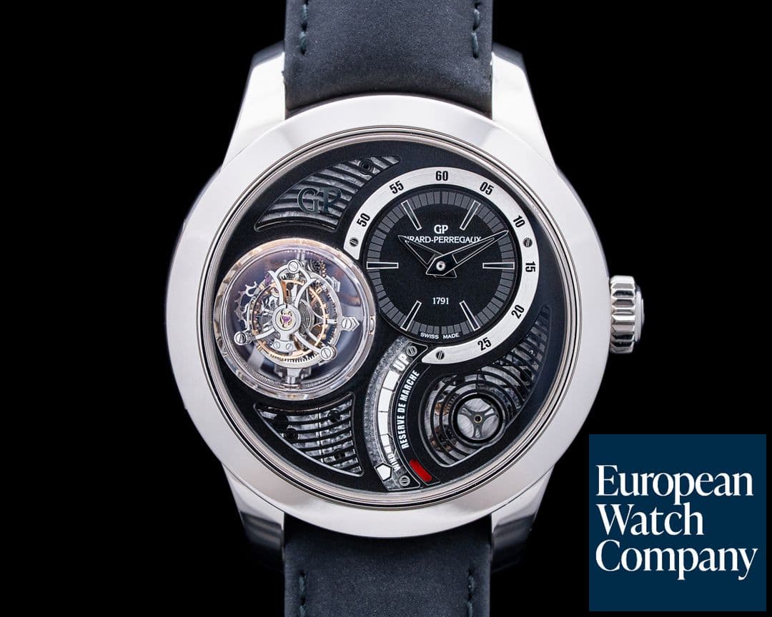 Image of Girard-Perregaux Tri-Axial Tourbillon 18K White Gold Black Skeleton Dial LIMITED RARE