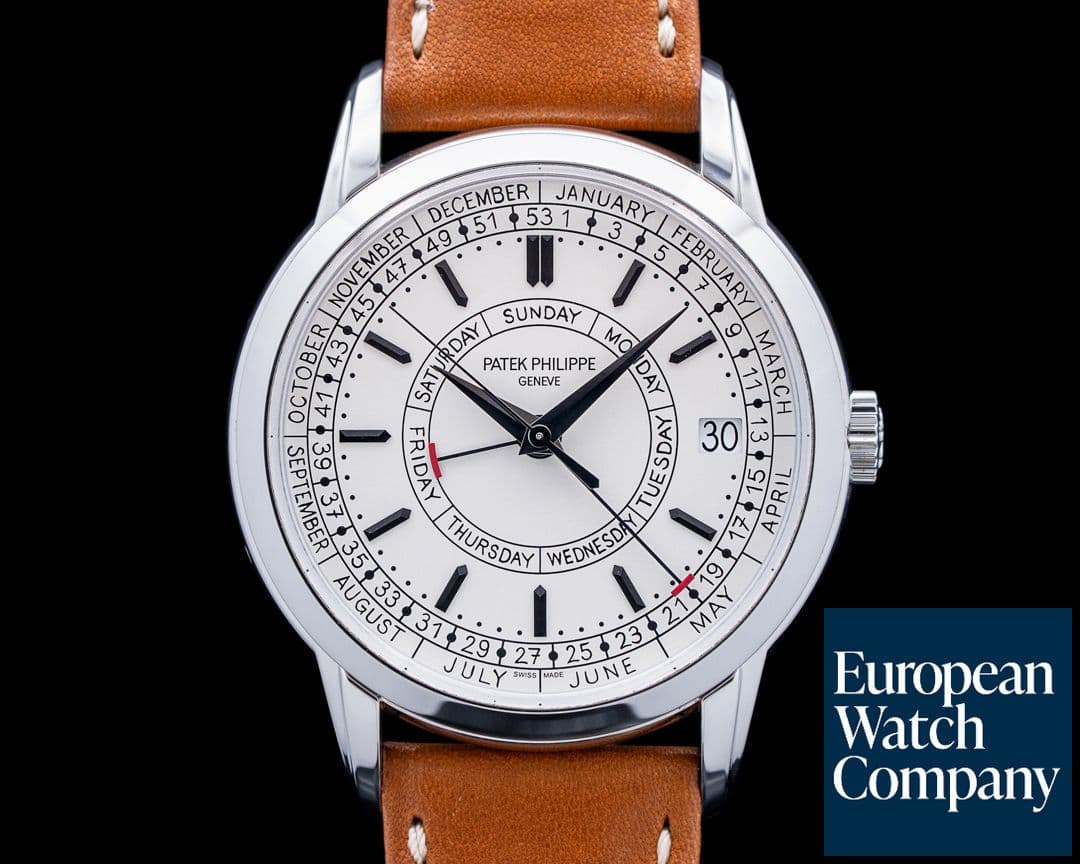 Image of Patek Philippe 5212A Calatrava Weekly Calendar SS Silver Dial