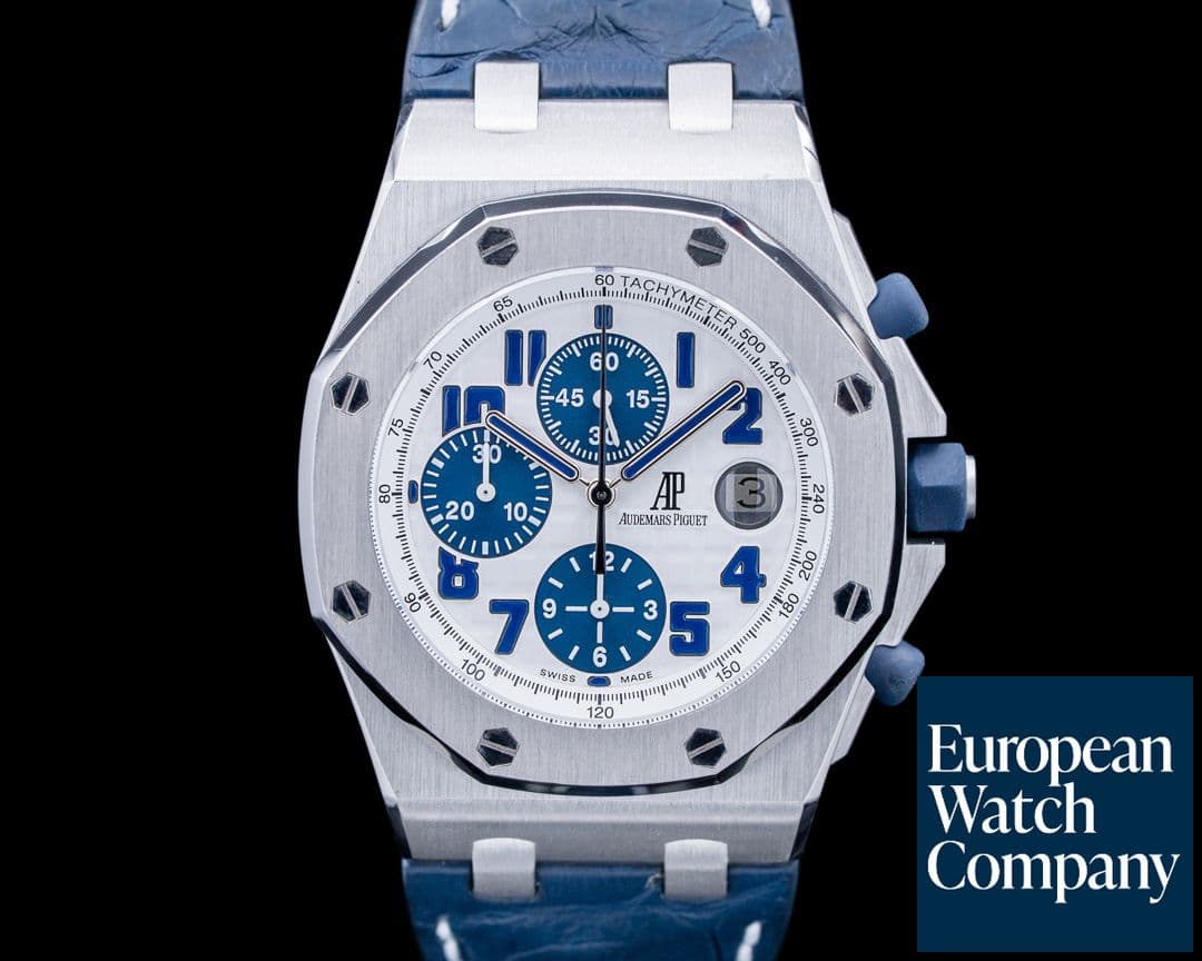 Image of Audemars Piguet 26020ST Royal Oak Offshore Chronograph SS White Dial