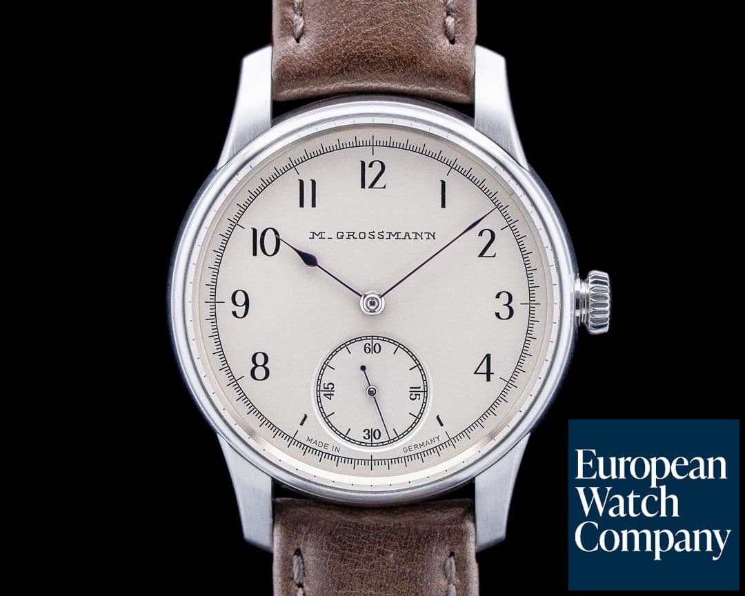 Image of Moritz Grossmann MG-003105 Benu 37 Japan SS Silver Dial LIMITED