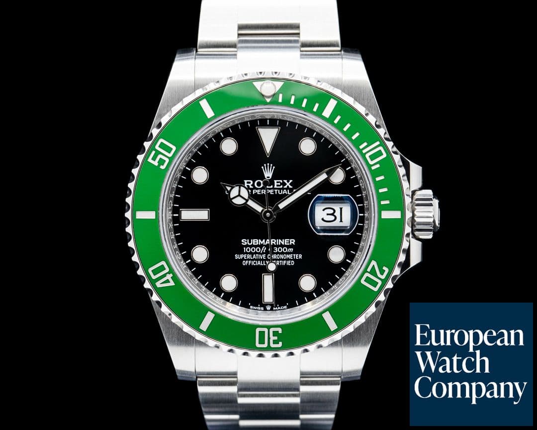 Image of Rolex 126610LV Submariner Date "Starbucks" SS Black Dial
