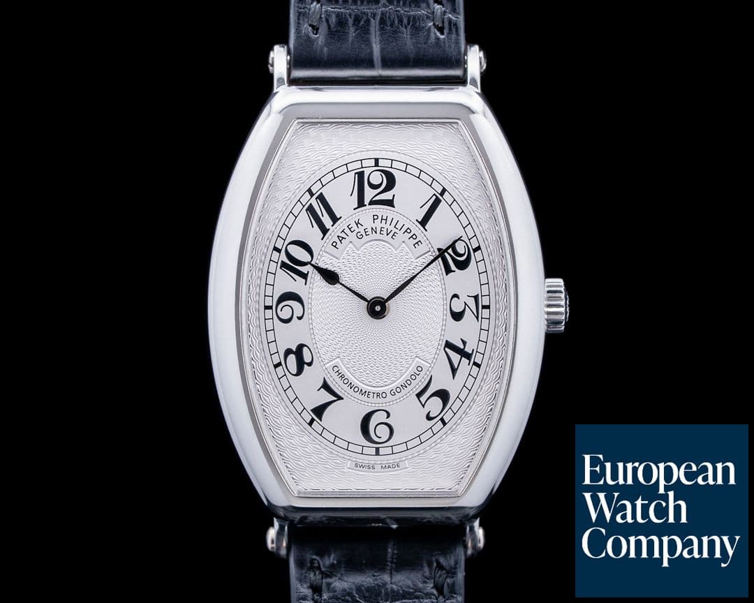 Image of Patek Philippe 5098P Chronometro Gondolo Platinum Gray Dial