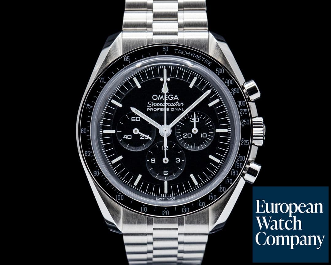 Image of Omega Speedmaster Professional Moonwatch Hesalite SS Black Dial 2025