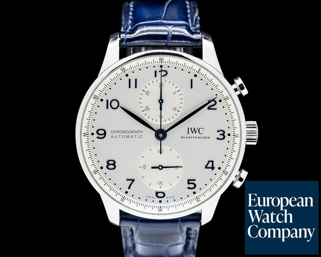 Image of IWC IW371605 Portugieser Chronograph SS Silver Dial