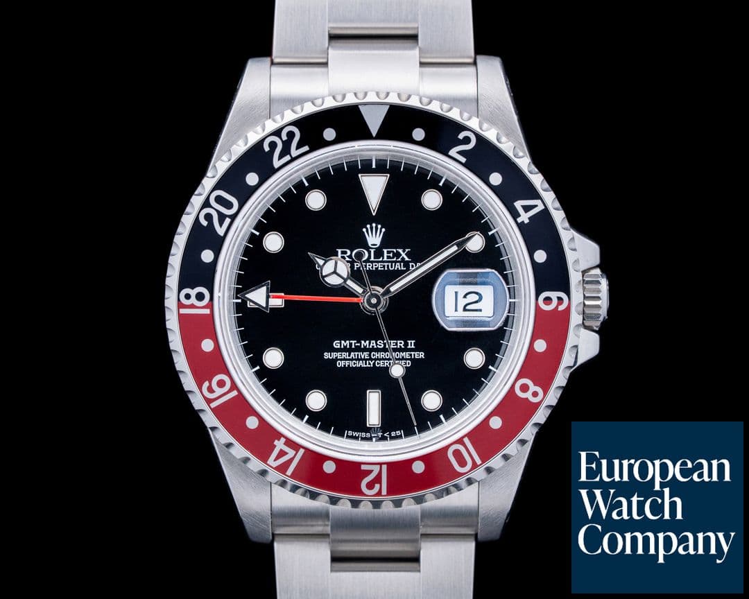 Image of Rolex 16710A GMT-Master II "Coke" SS Black Dial Circa. 1991