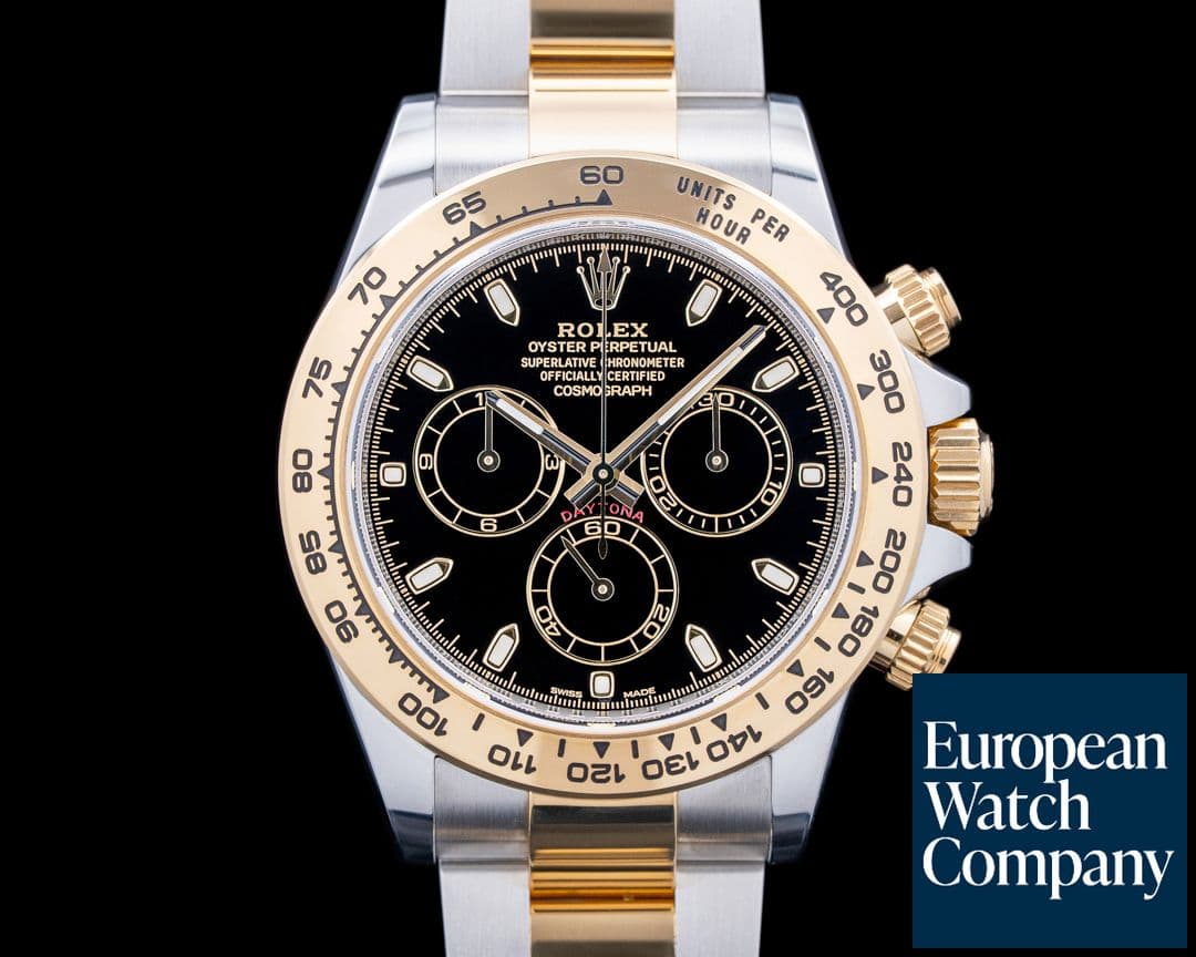 Image of Rolex 116503 Daytona 18K YG / SS Black Dial