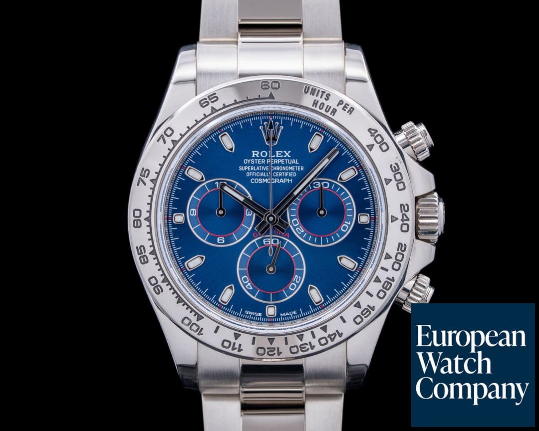 Image of Rolex 116509 Daytona 18K White Gold Blue Dial