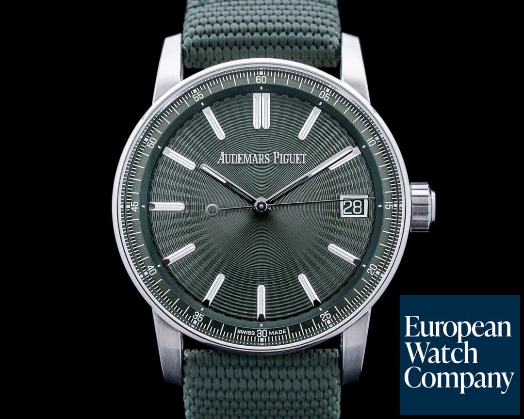 Image of Audemars Piguet 15210ST Code 11.59 SS Green Dial