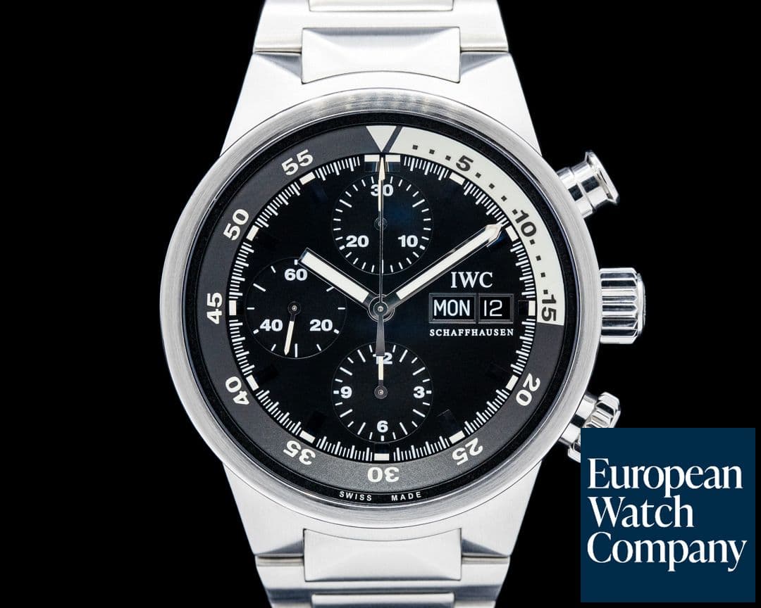 Image of IWC IW371928 Aquatimer Chronograph SS Black Dial