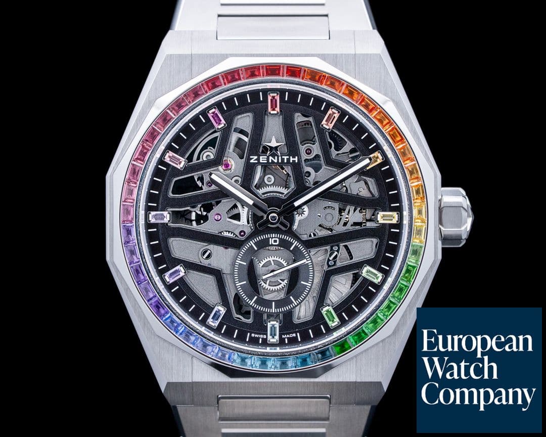Image of Zenith DEFY Skyline "Bhindi Edition" SS Skeleton Dial LIMITED