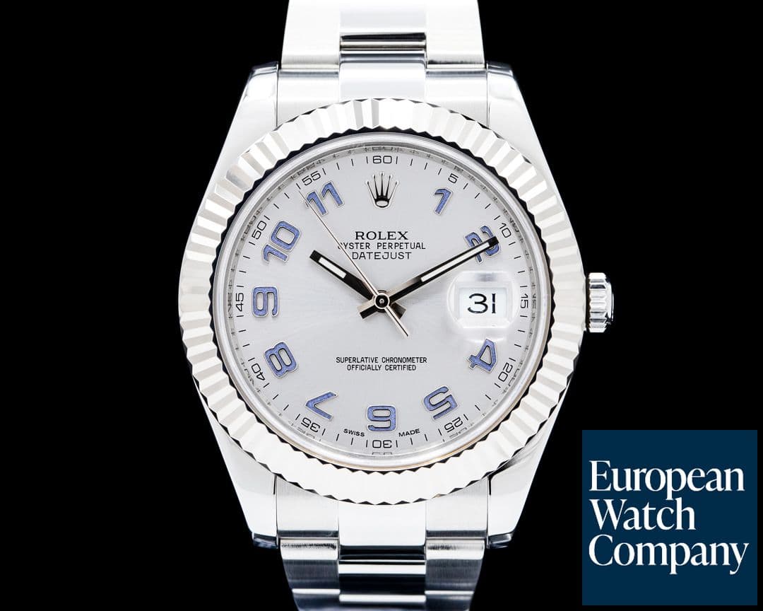 Image of Rolex 116334 Datejust II SS Rhodium Gray Arabic Dial