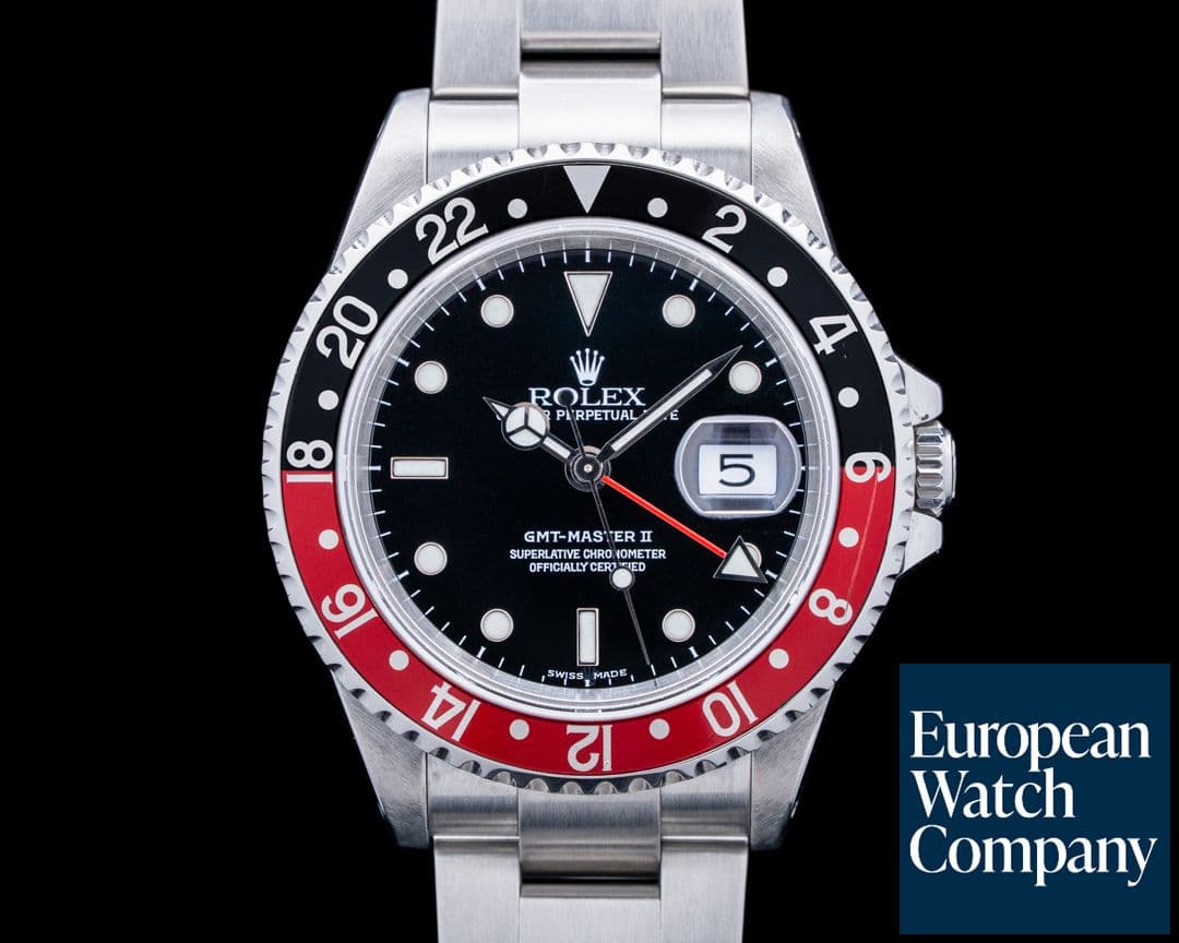 Image of Rolex 16710A GMT-Master II "Coke" SS Black Dial Circa. 1999