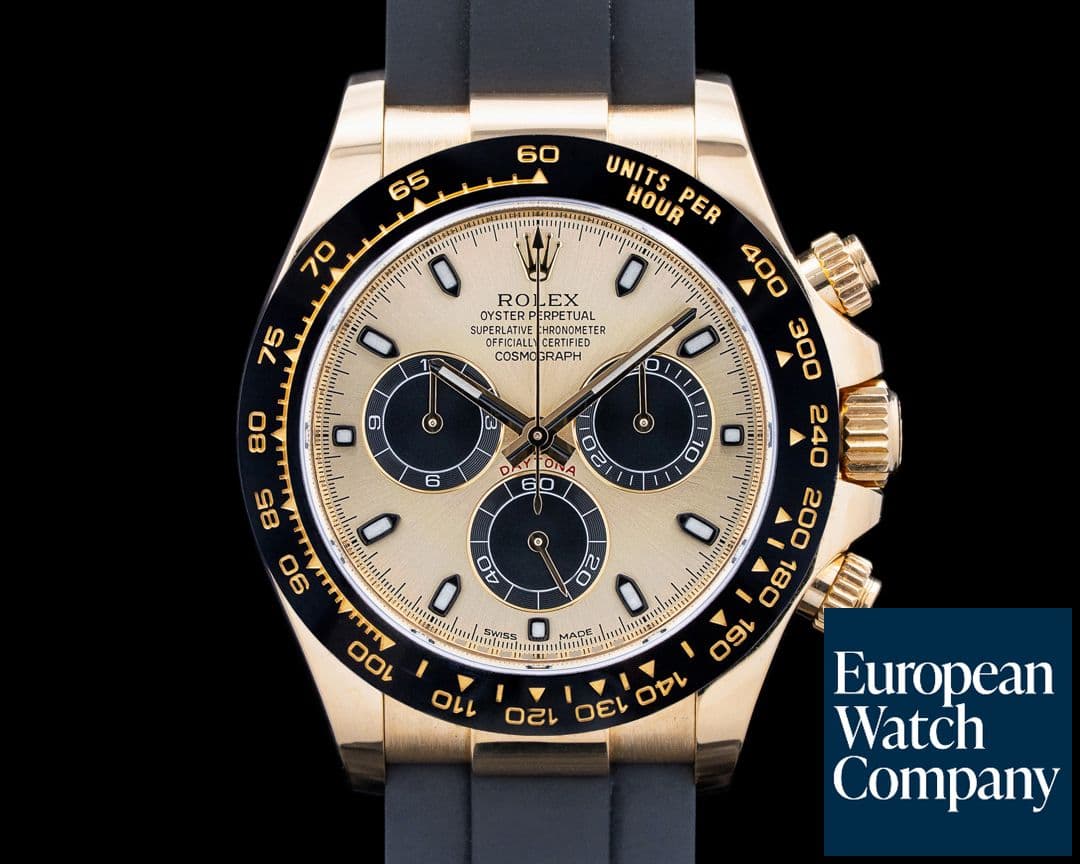 Image of Rolex 116518LN Daytona 18K Yellow Gold Champagne Dial "Pikachu"