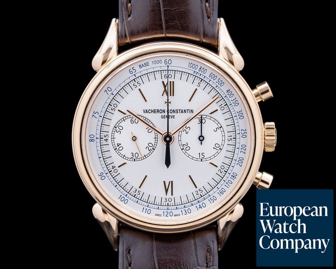 Image of Vacheron Constantin 5000H/000R Historiques Cornes de Vache 1955 18K Rose Gold Silver Dial