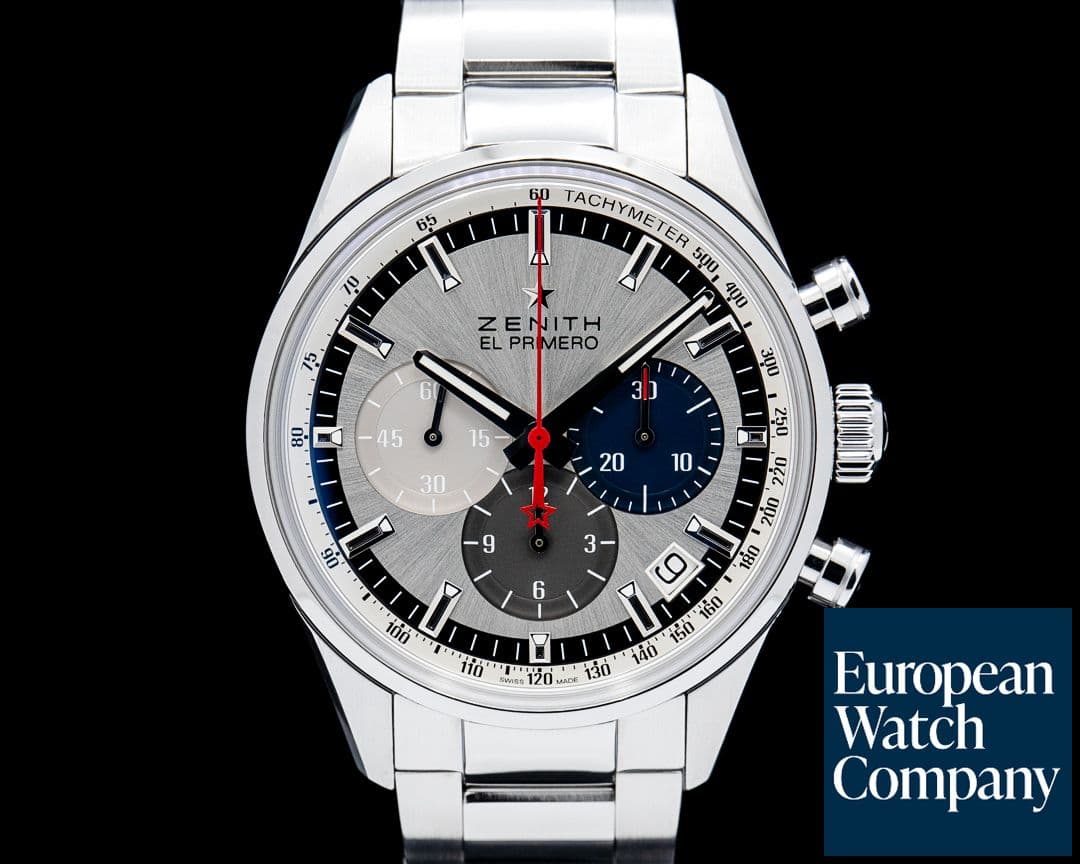 Image of Zenith Chronomaster El Primero Original 1969 SS Silver Dial
