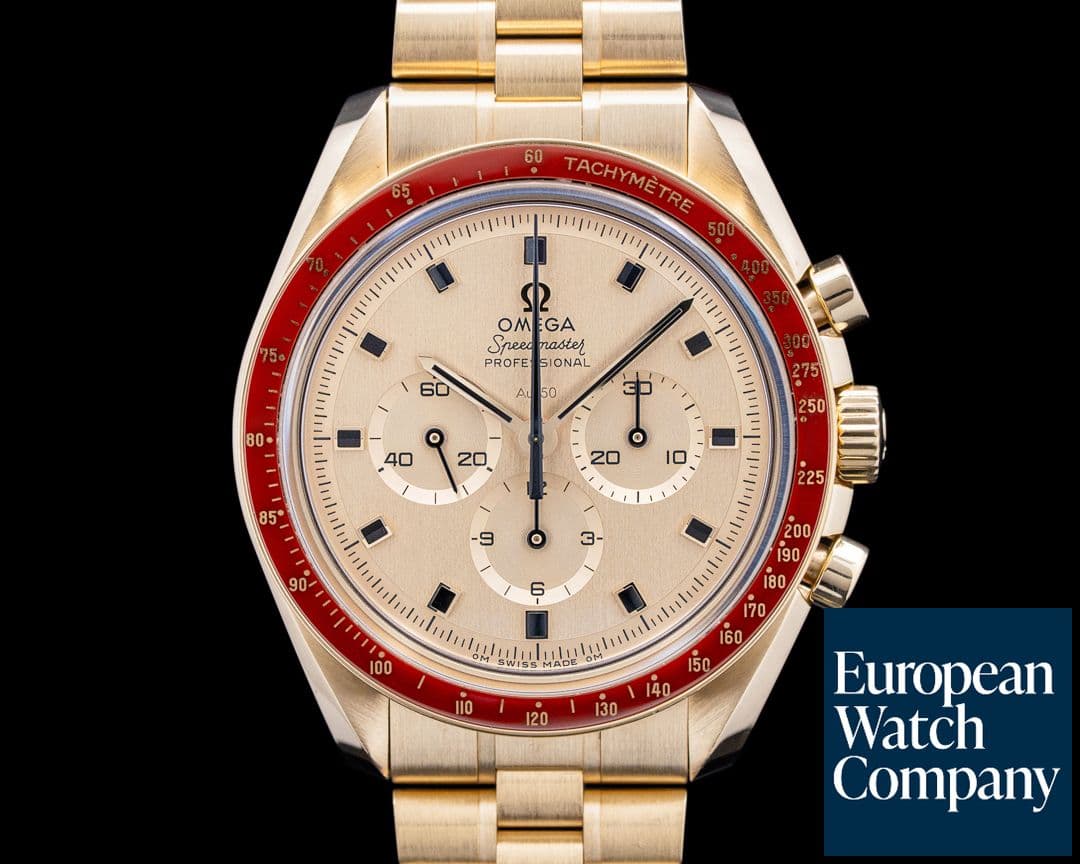 Image of Omega Speedmaster Apollo 11 "50th Anniversary" 18K Moonshine Gold LIMITED