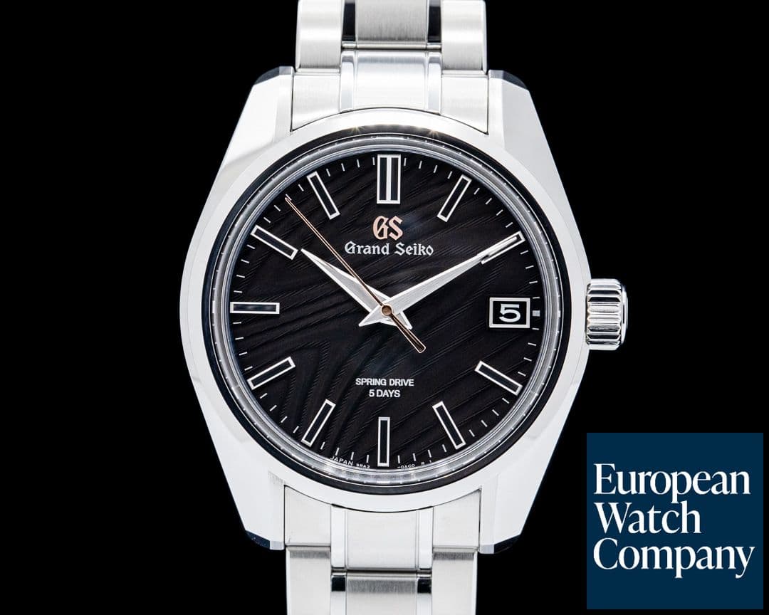 Image of Grand Seiko SLGA013G Heritage Collection Spring Drive SS Black Dial LIMITED