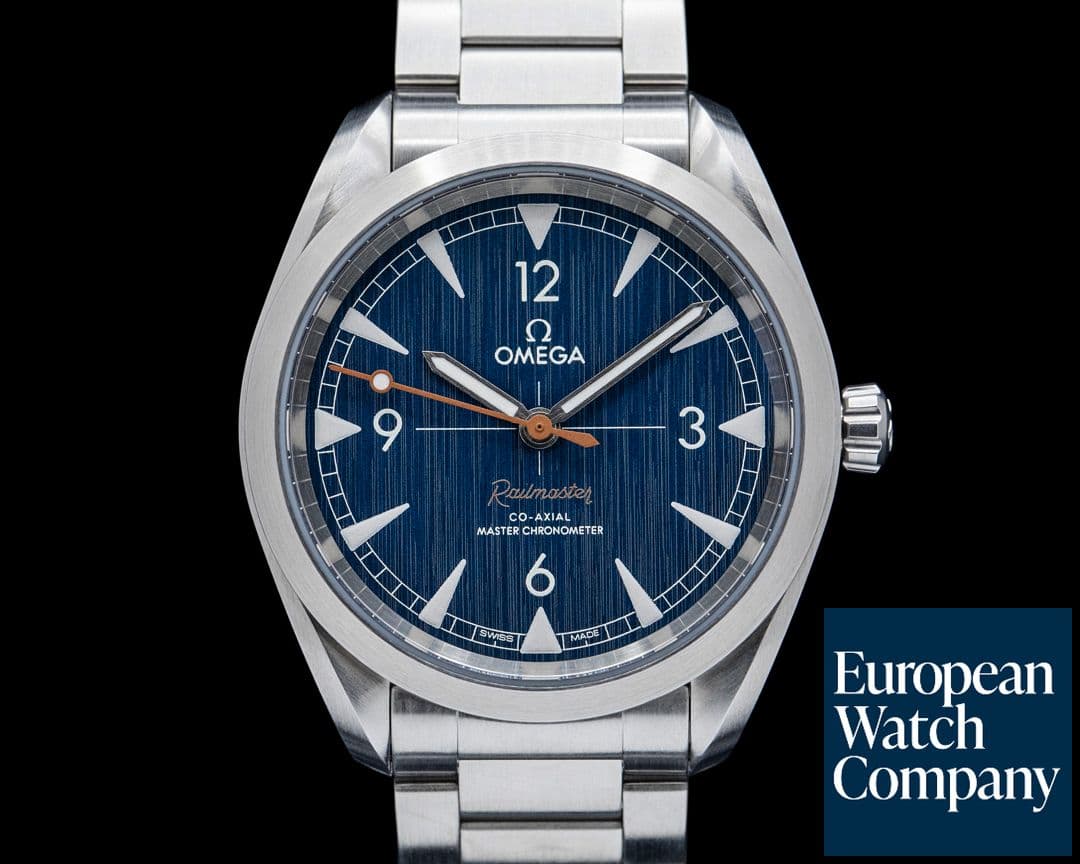 Image of Omega Seamaster Railmaster Blue Jeans SS Blue Dial