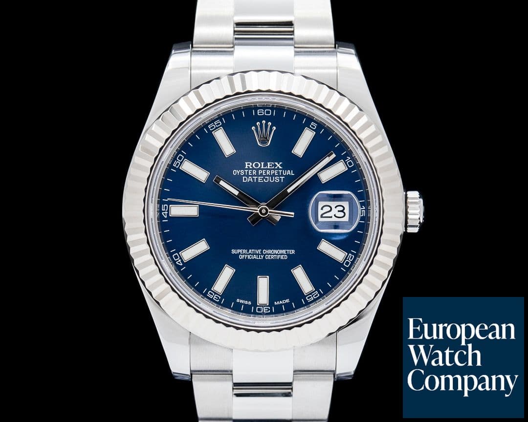 Image of Rolex 116334 Datejust II SS Blue Dial