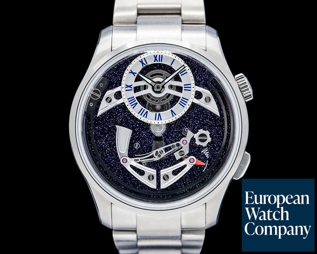 Image of Christopher Ward C1 Bel Canto x The Watch Society Titanium Blue Aventurine Dial 2025