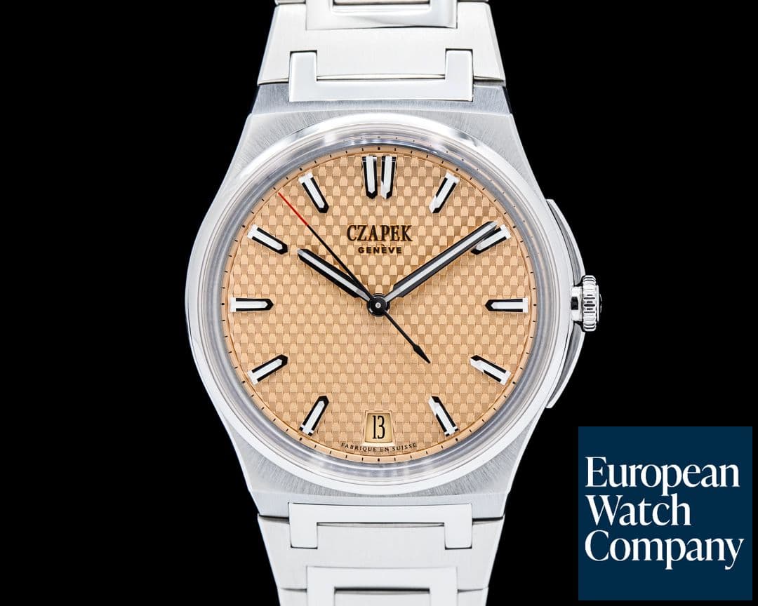 Image of Czapek & Cie Antarctique Passage de Drake SS Salmon Dial