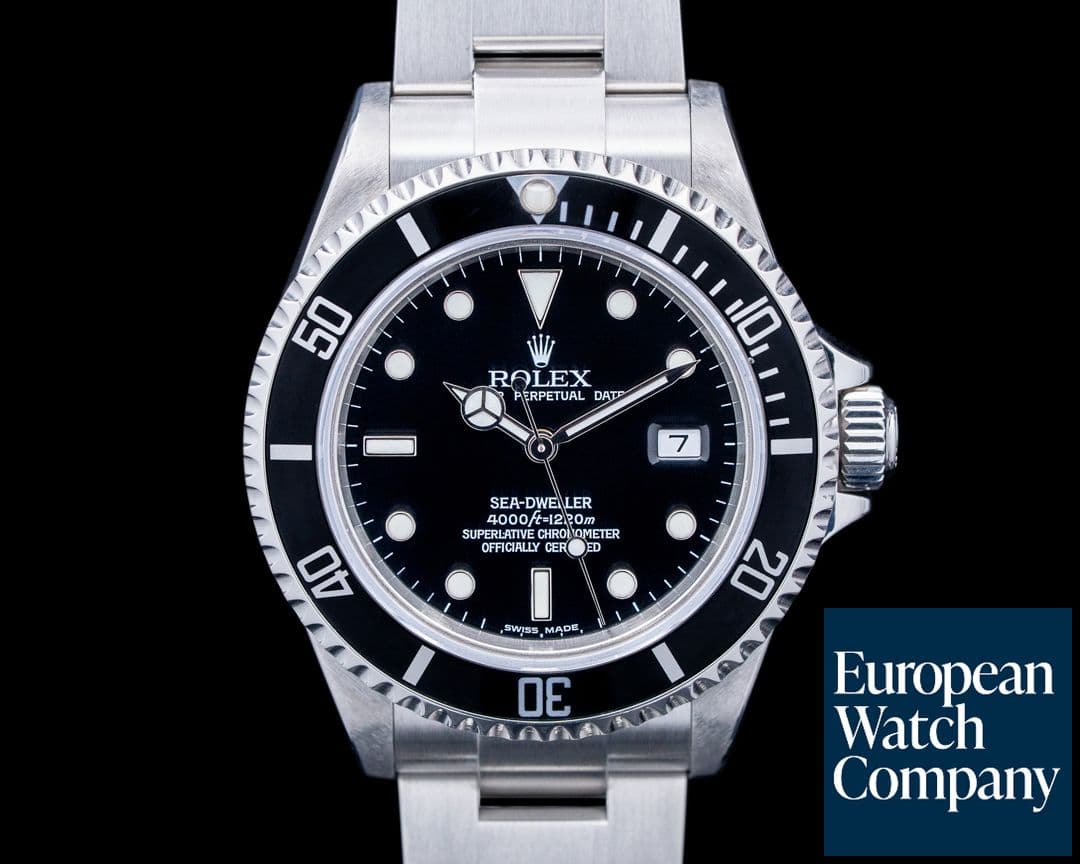 Image of Rolex 16600 Sea-Dweller SS Black Dial
