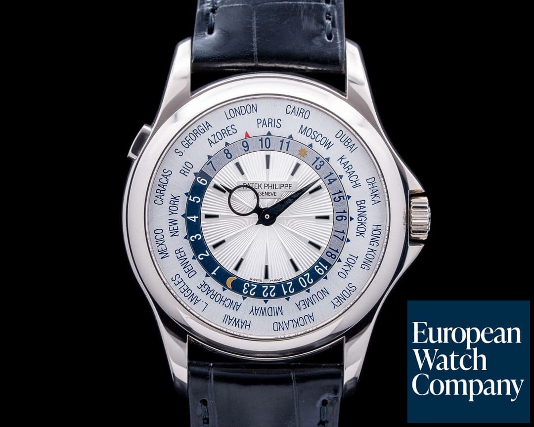 Image of Patek Philippe 5130G World Time 18K White Gold Silver Dial
