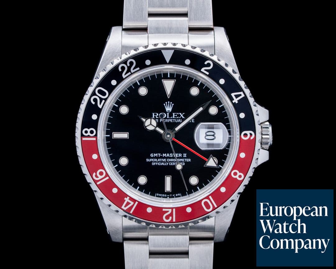 Image of Rolex 16710A GMT-Master II "Coke" SS Black Dial