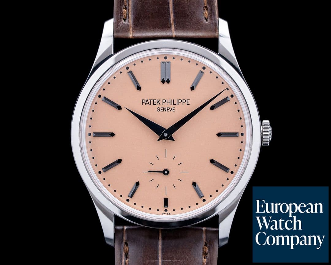 Image of Patek Philippe 6196P-001 Calatrava Platinum Salmon Dial 2025