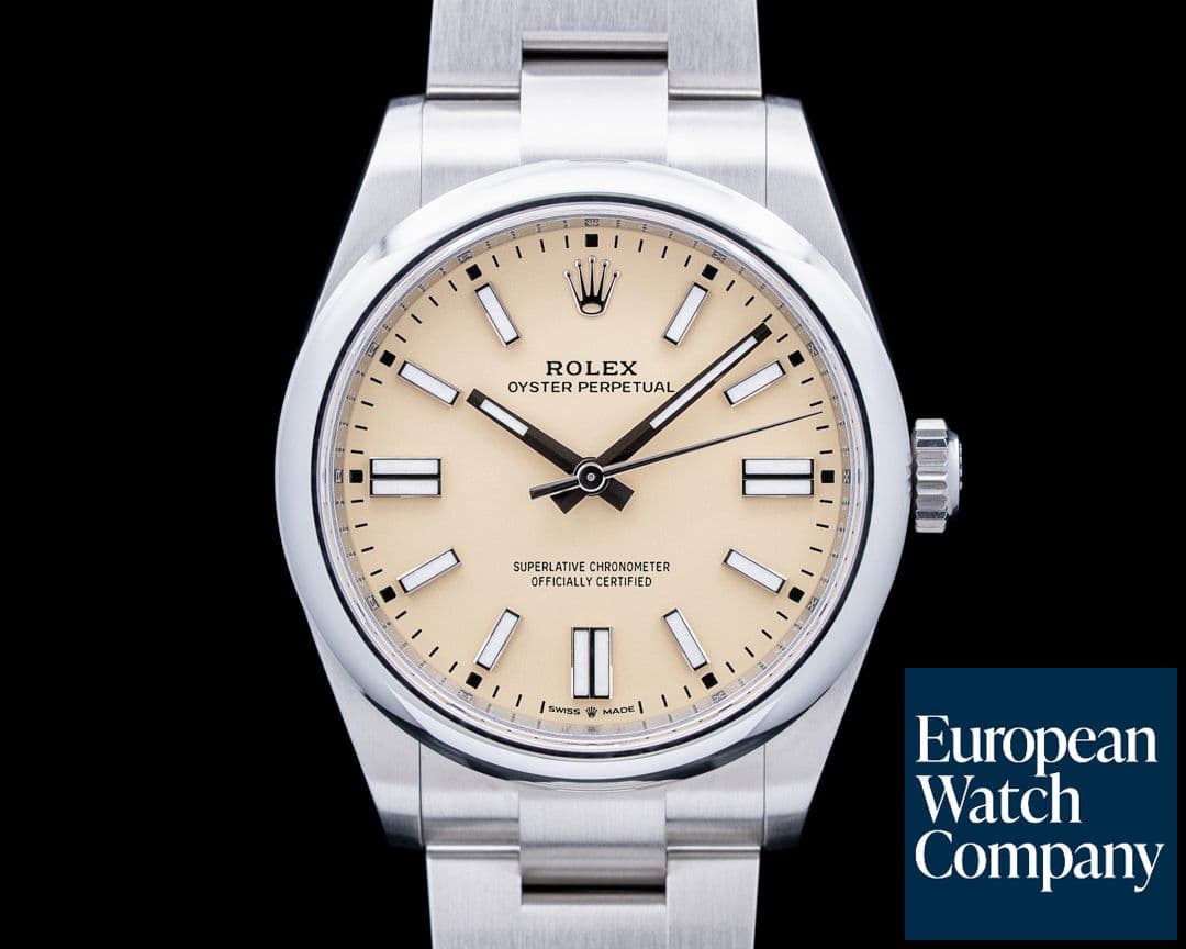 Image of Rolex 134300 Oyster Perpetual 41 SS Beige Dial 2026 UNWORN