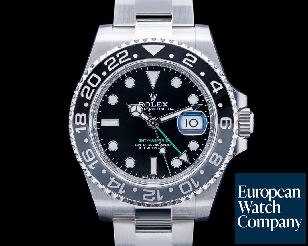 Image of Rolex 126710GRNR GMT-Master II "Bruce Wayne" SS Black Dial 2025