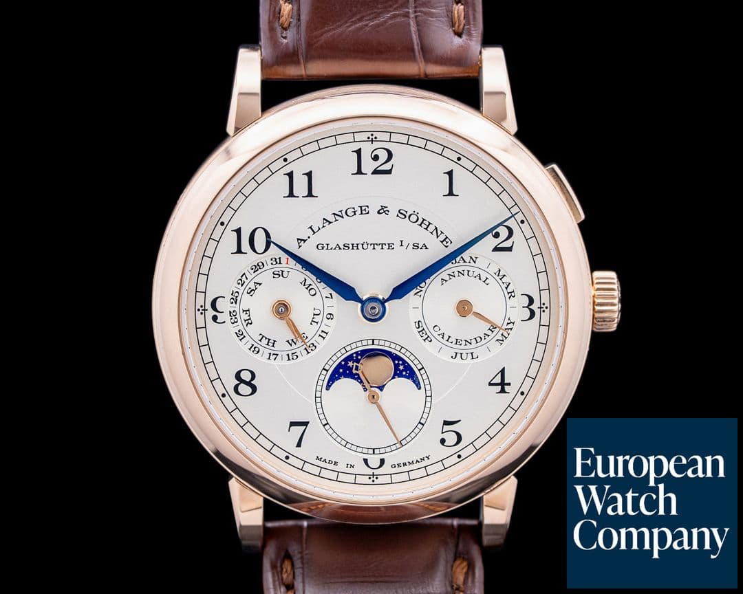 Image of A. Lange & Söhne 1815 Annual Calendar 18K Rose Gold Silver Dial