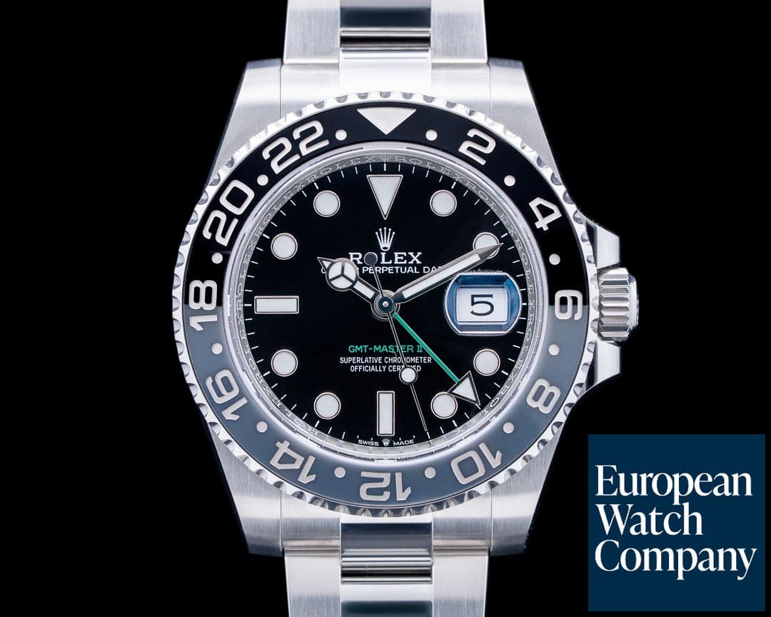 Image of Rolex 126710GRNR GMT-Master II "Bruce Wayne" SS Black Dial 2026 UNWORN
