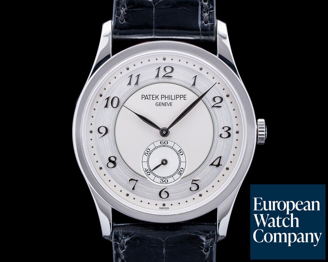 Image of Patek Philippe 5196P Calatrava Platinum Silver Dial