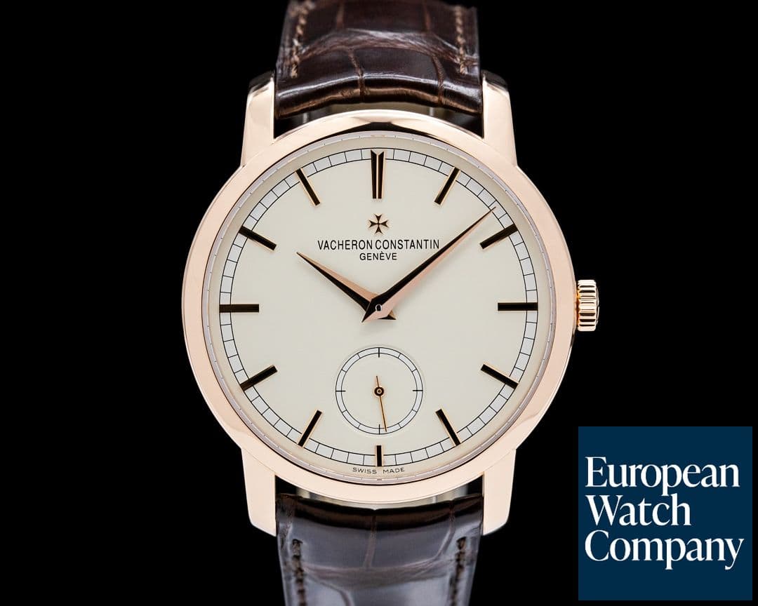 Image of Vacheron Constantin 82172/000R Traditionnelle Small Seconds 18K Rose Gold Ivory Dial