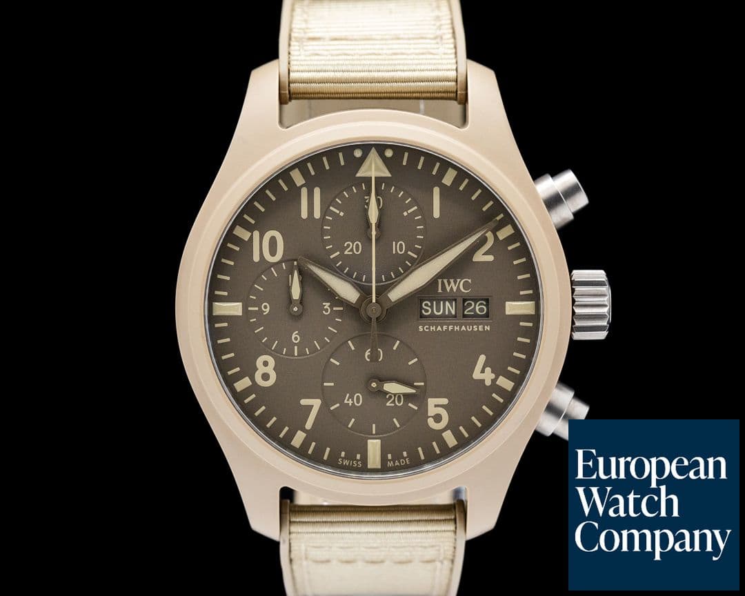 Image of IWC IW389402 Pilot's Watch Chronograph 41 TOP GUN Mojave Desert Brown Dial