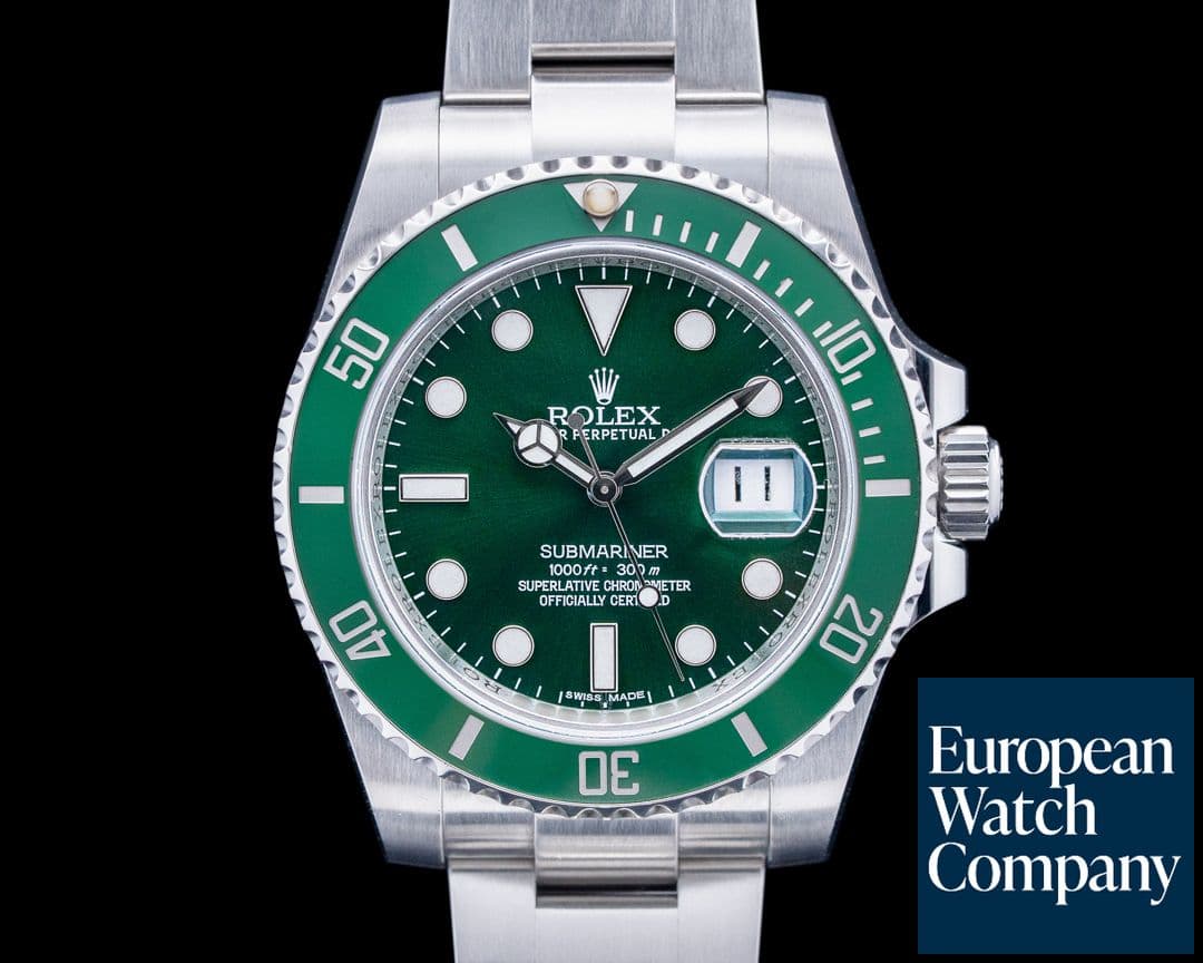 Image of Rolex 116610LV Submariner Date "Hulk" SS Green Dial