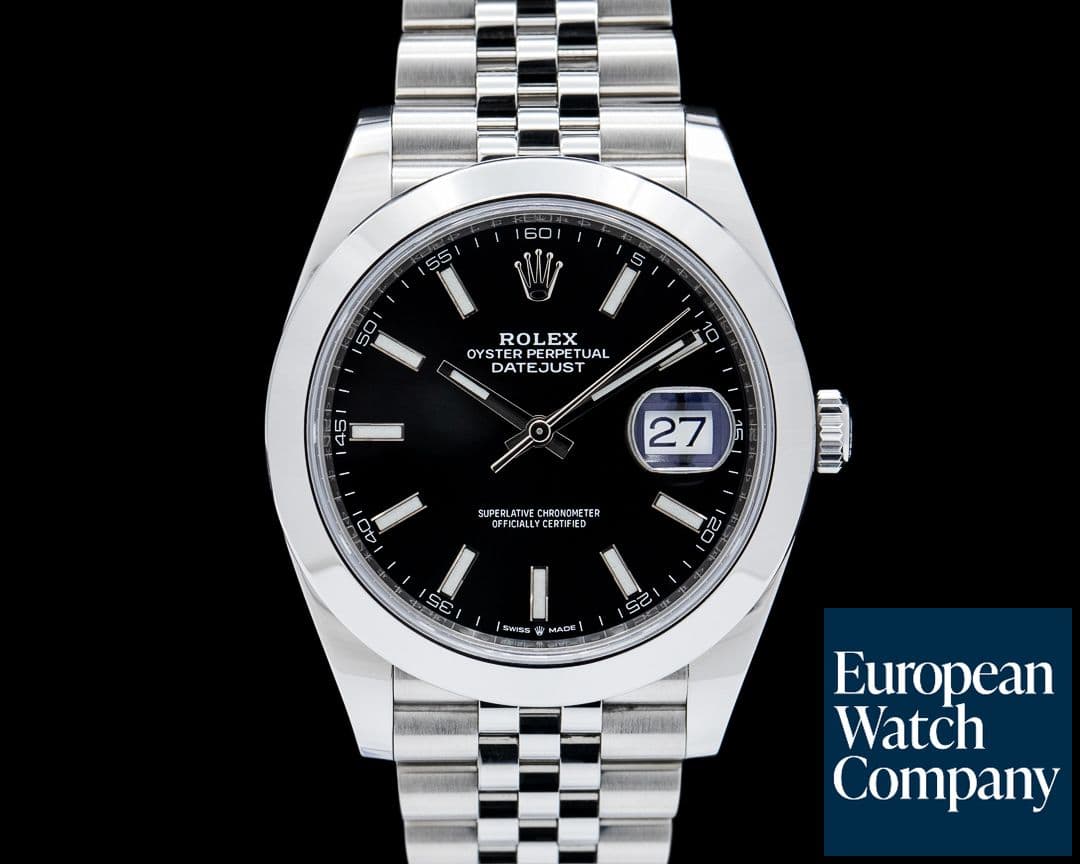 Image of Rolex 126300 Datejust 41 SS Black Dial