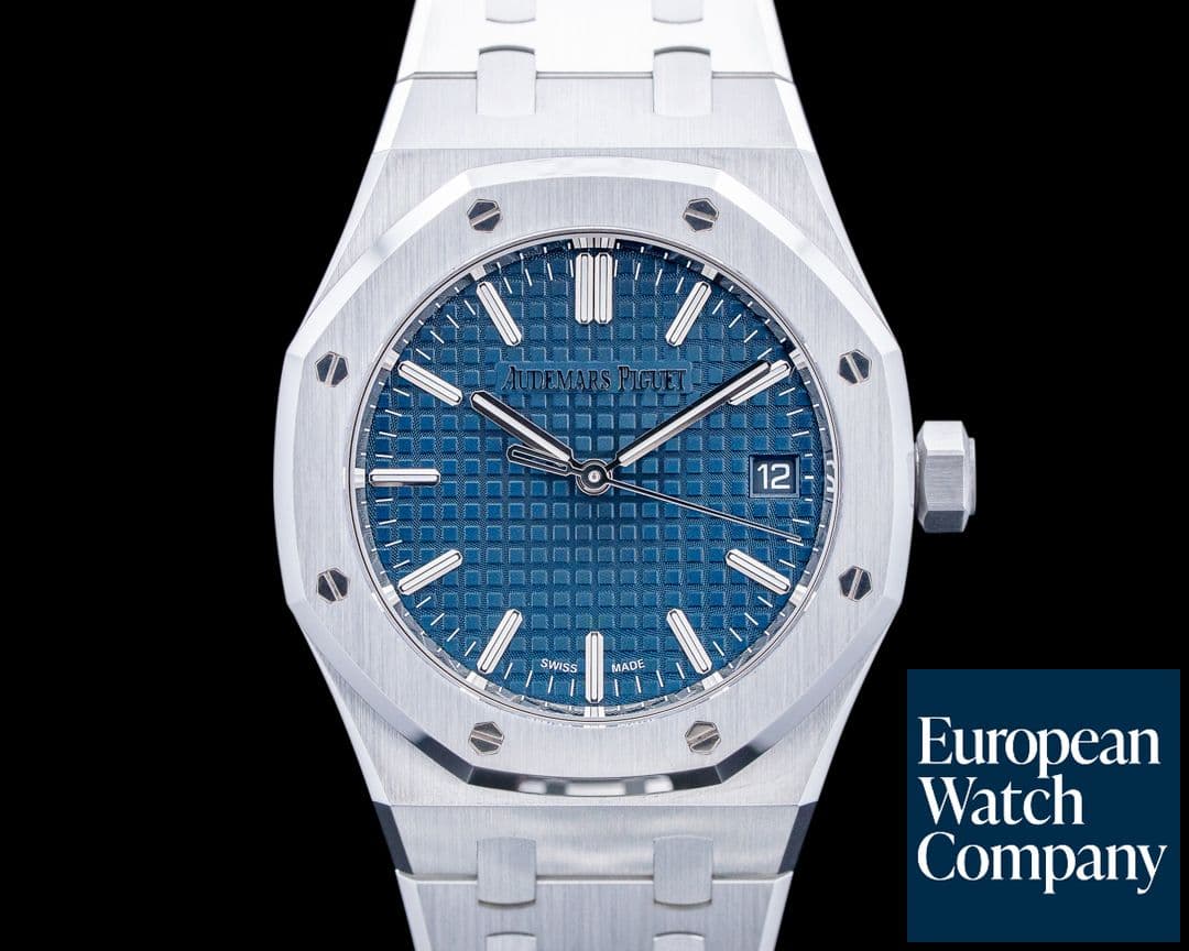 Image of Audemars Piguet 15550ST Royal Oak SS Blue Dial