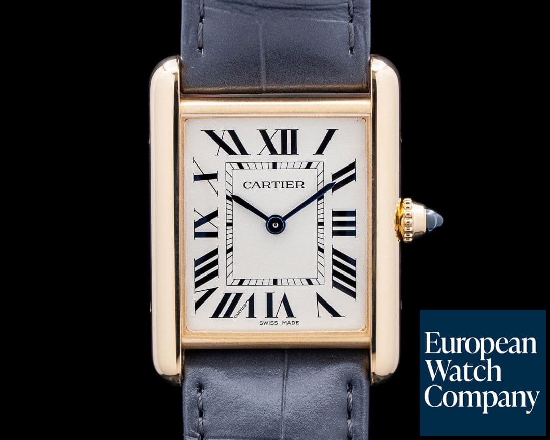 Image of Cartier WGTA0343 Tank Louis Cartier 18K Yellow Gold Ivory Cream Dial 2025