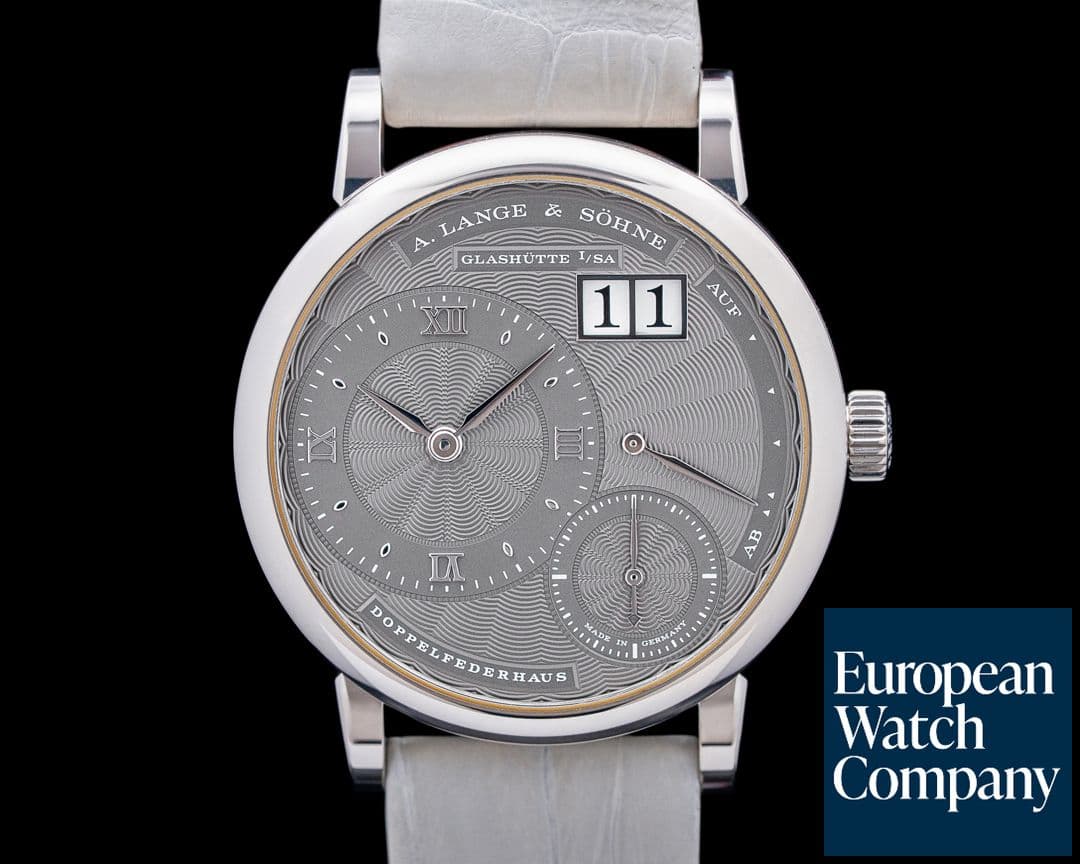 Image of A. Lange and Sohne 181.038 Little Lange 1 18K White Gold Gray Dial