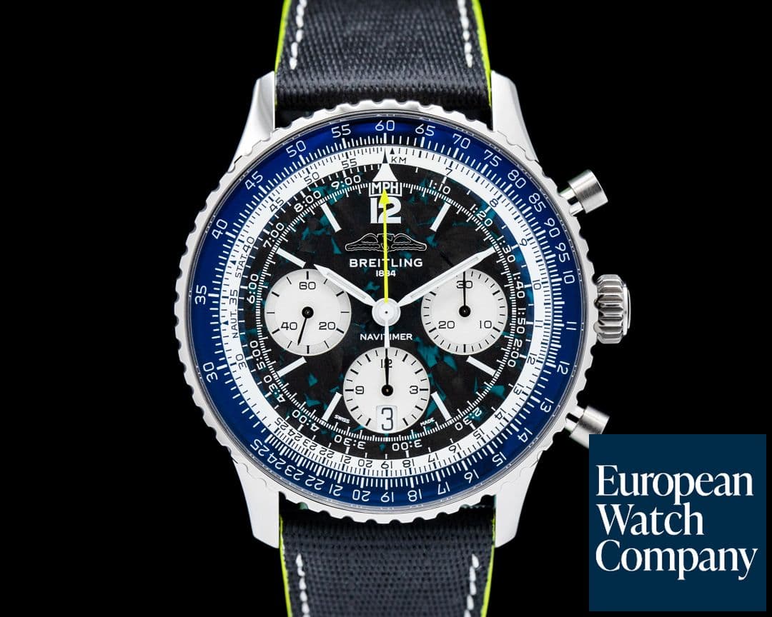 Image of Breitling Navitimer B01 Chronograph Aston Martin Aramco Titanium LIMITED