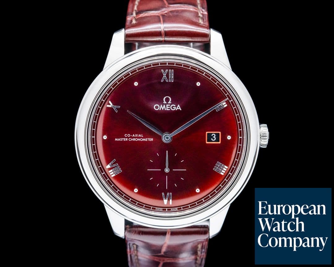 Image of Omega De Ville Prestige SS Red Dial 2025