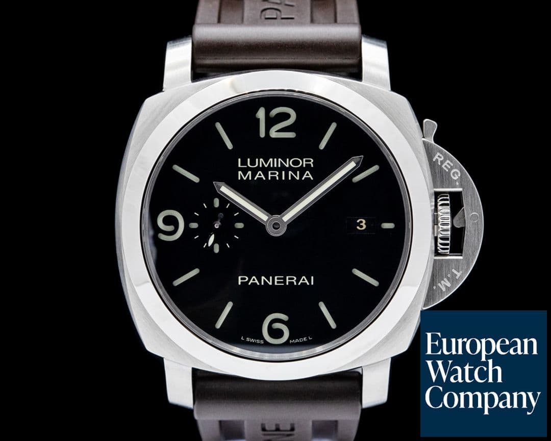 Image of Panerai PAM00312 Luminor Marina 1950 3 Days Automatic SS Black Dial