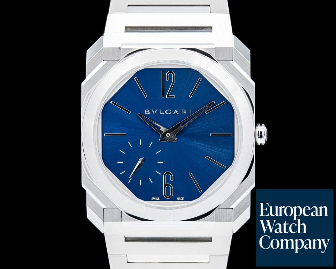 Image of Bulgari 103431 Octo Finissimo Automatic SS Blue Dial