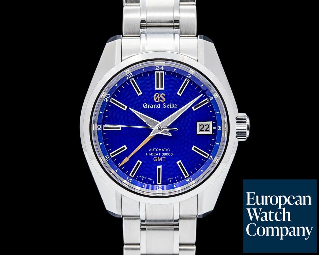 Image of Grand Seiko Hi-Beat 36000 GMT "Blue Peacock" SS LIMITED