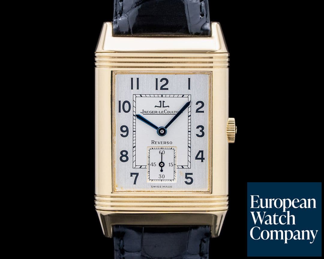Image of Jaeger-LeCoultre 270.1.62 Reverso Grande Taille 18K Yellow Gold Silver Dial