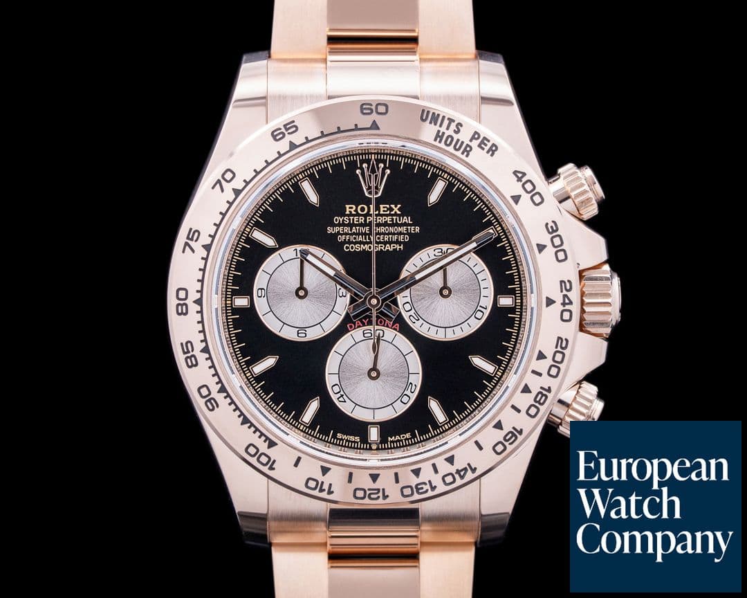 Image of Rolex 126505 Daytona 18K Everose Gold Black Dial